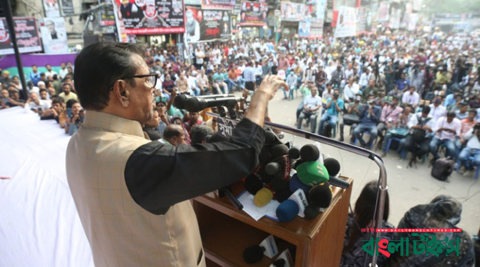 নির্বাচনের পথে আসুন, নইলে আম ছালা সব যাবে: ওবায়দুল কাদের